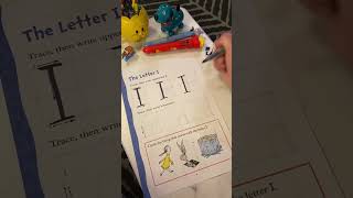Let’s learn about the letter “I”. #kidsworksheets #drseuss #abclearning #kindergartenlearningvideos