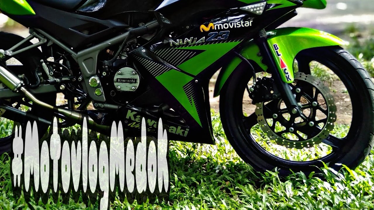 Belajar naik ninja RR - YouTube