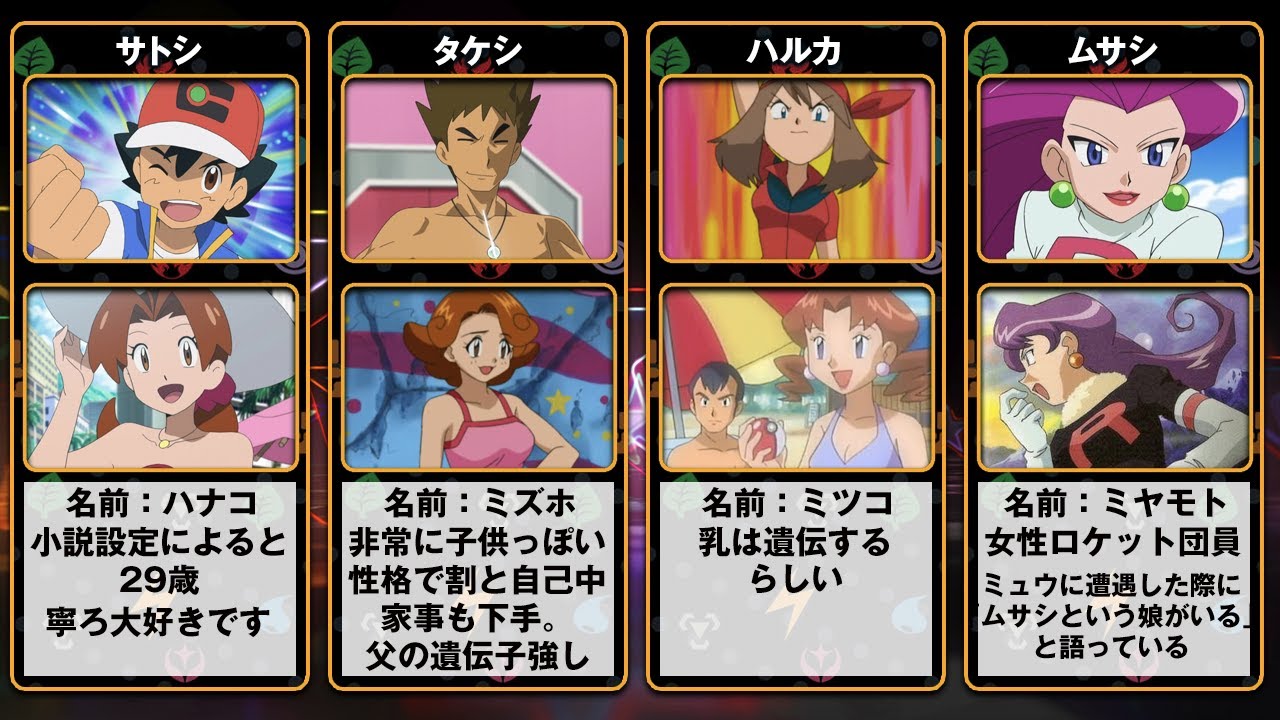 美人すぎ アニポケキャラの母親まとめ 比較 Youtube 美人すぎ アニポケキャラの母親まとめ 比較 Youtube