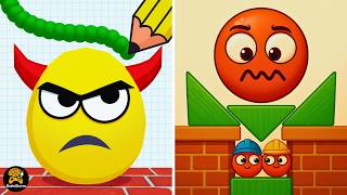💀 Impossible Puzzle Challenge! Draw To Smash vs Hide Ball – Can You Beat Both? screenshot 5