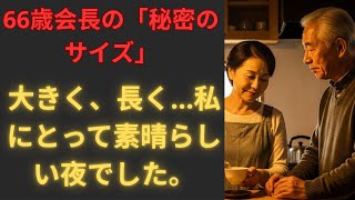 シニア恋愛【実話】: 66歳会長の「秘密のサイズ」に惑う61歳家政婦の告白ㅣオーディオブックㅣ禁断の愛【朗読ドラマ】