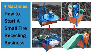4 Machines to Start a Small Tire Recycling Business