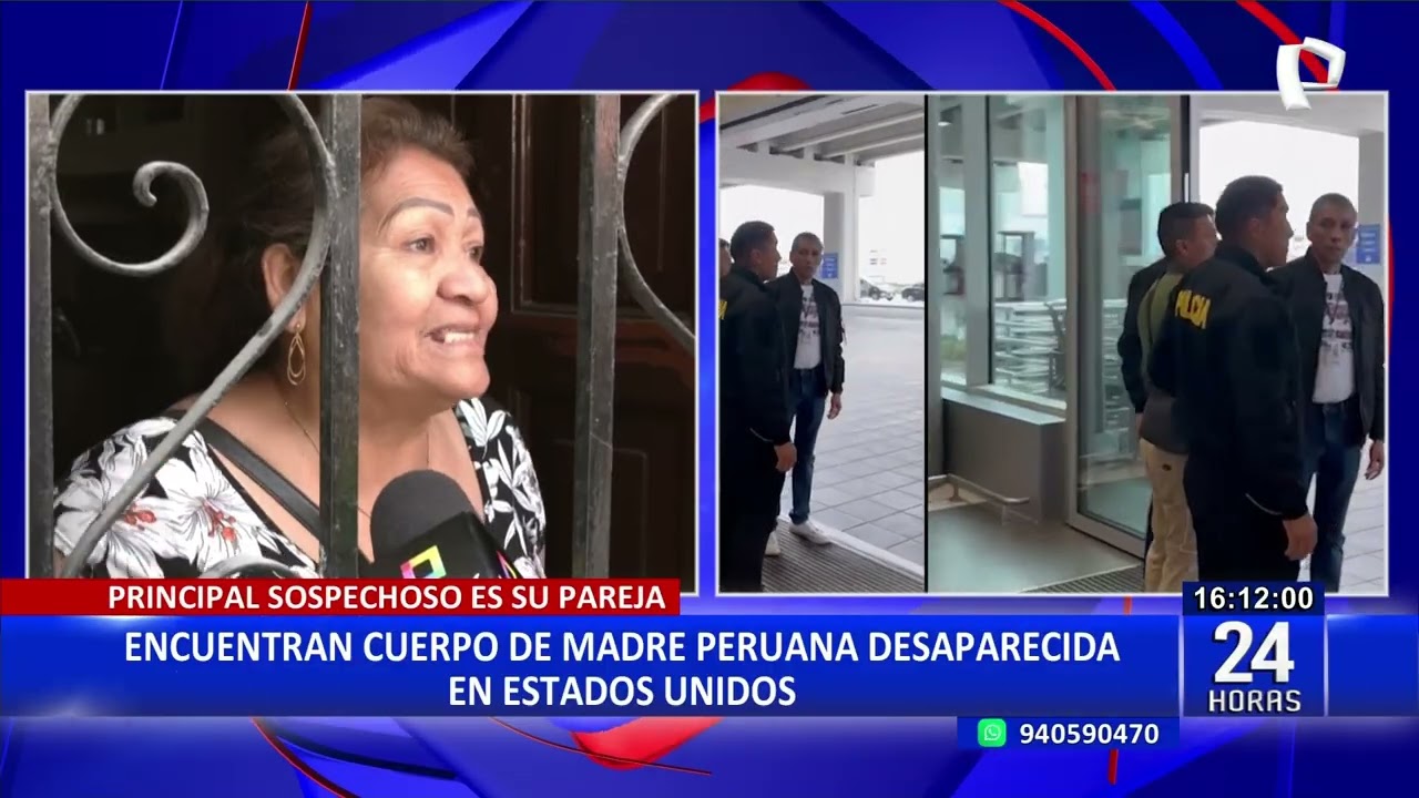 Hallan cuerpo de peruana desaparecida en EEUU: familia señala a esposo como sospechoso del crimen