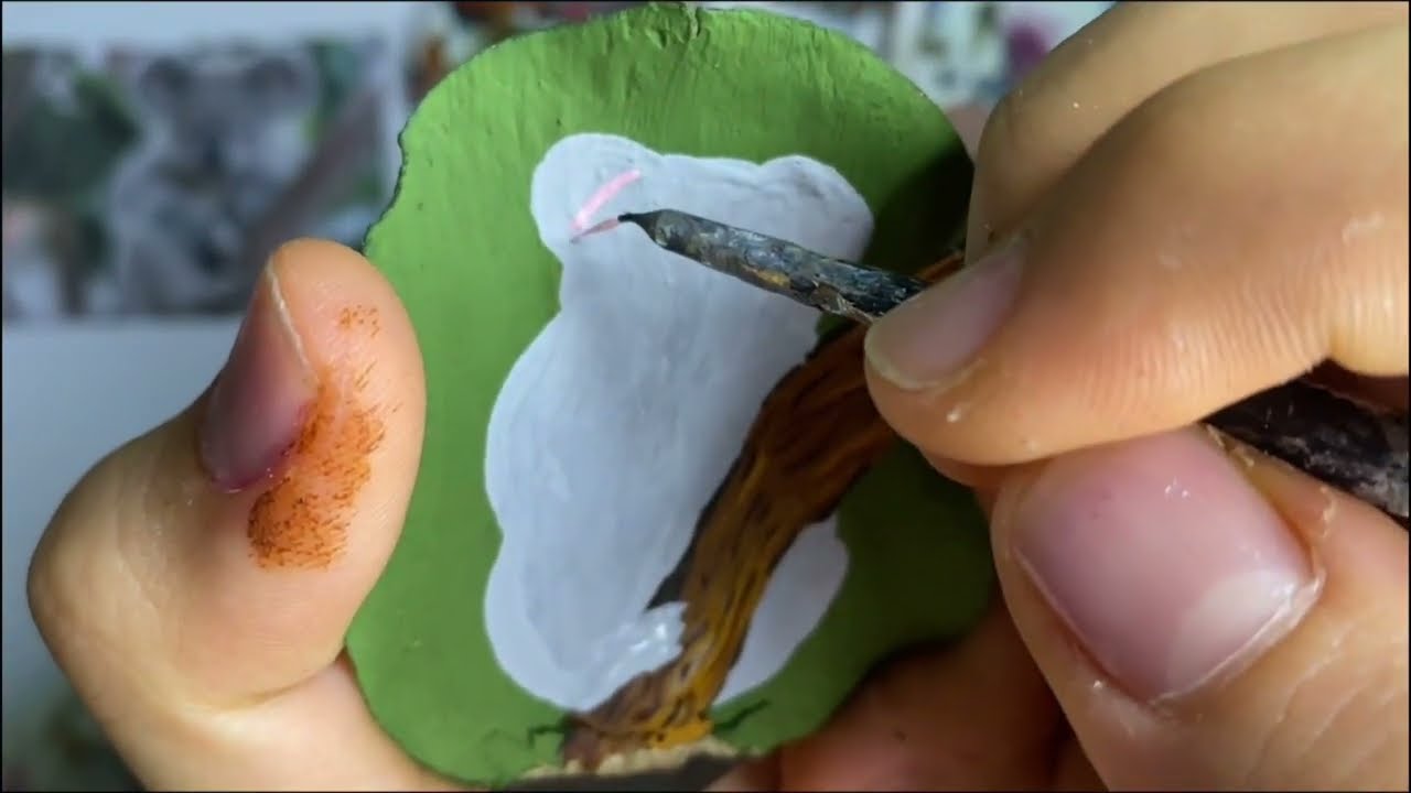 Tutorial: ¿cómo pintar sobre semillas de jacaranda?