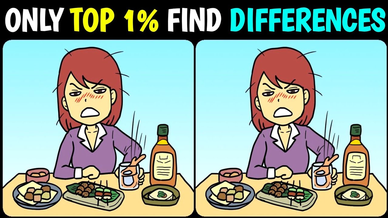 SPOT THE DIFFERENCE | ONLY TOP 1% FIND ALL DIFFERENCES | Photo Puzzle ...