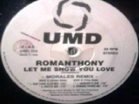 洋楽 Romanthony - Let Me Show You Love Romanthony - Let Me Show You Love on Traxsource