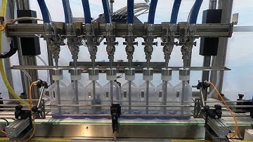 Automatic linear filling machine LOGYKA 8 MAG - Home care detergent