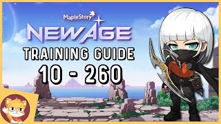 MapleStory Easy Training Guide Level 10 to 260 | Heroic & Interactive servers | GMS