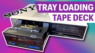 Sony's Tray Loading Tape Deck!  - It’s a cassette drawer! - TC-V7 Review & Repair