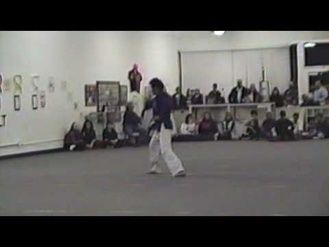 Eddie Gillespie Black Belt Test at Ray Rice Martia...