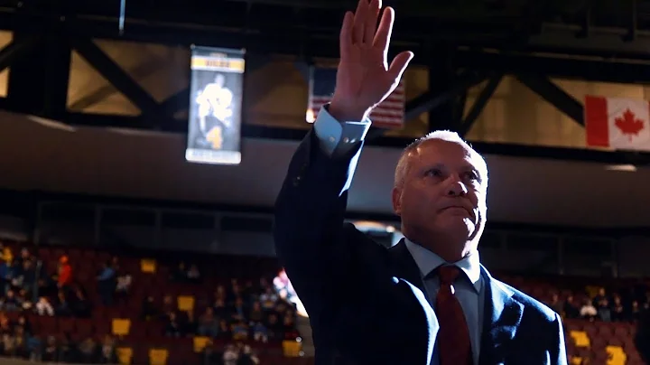Curt Giles UMD Men's Hockey Jersey Retirement