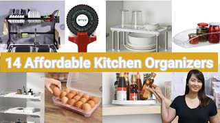 14 Affordable Kitchen Organizers for your Small Kitchen | 4 Tips on How to Organize your Kitchen