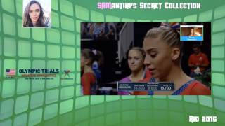 Madison Kocian vs Ashton Locklear Day 2 Olympic Trials LIVE 7 10 16