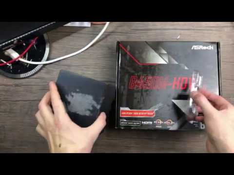 Amd Ryzen 7 2700x , Asrock B450M-HDV R4.0 Unboxing and Mounting