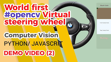 #opencvpython Virtual Steering Wheel  #arduinoproject  #python #esp8266