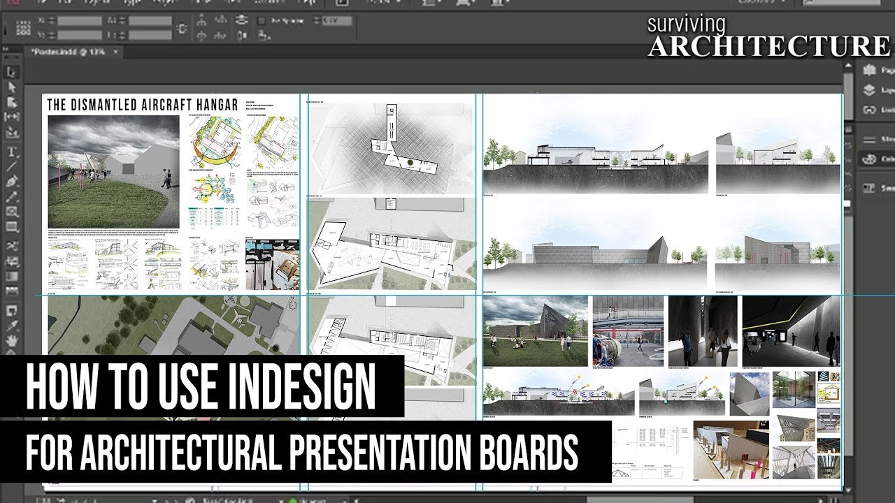 architecture presentation template indesign