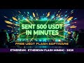 I tested a USDT flash tool and was surprised by the results — see what I found!