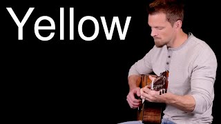 PDF Sample Yellow / Coldplay - Fingerstyle guitar tab & chords by Gareth Evans.