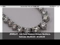 Jewelry 14kt gold diamond riviere necklace