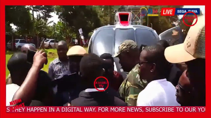 SEE HOW RAILA ODINGA ERUPTED FRED OMONDI FUNERIAL AFTER LANDED WITH HIS CHOPPER