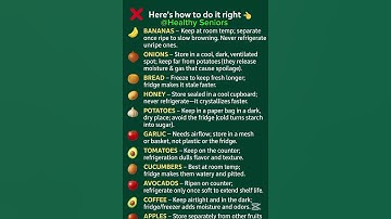 ✅ You’re Storing These 14 Foods WRONG! 🍌 Here’s the RIGHT Way to Keep Them Fresh Longer!