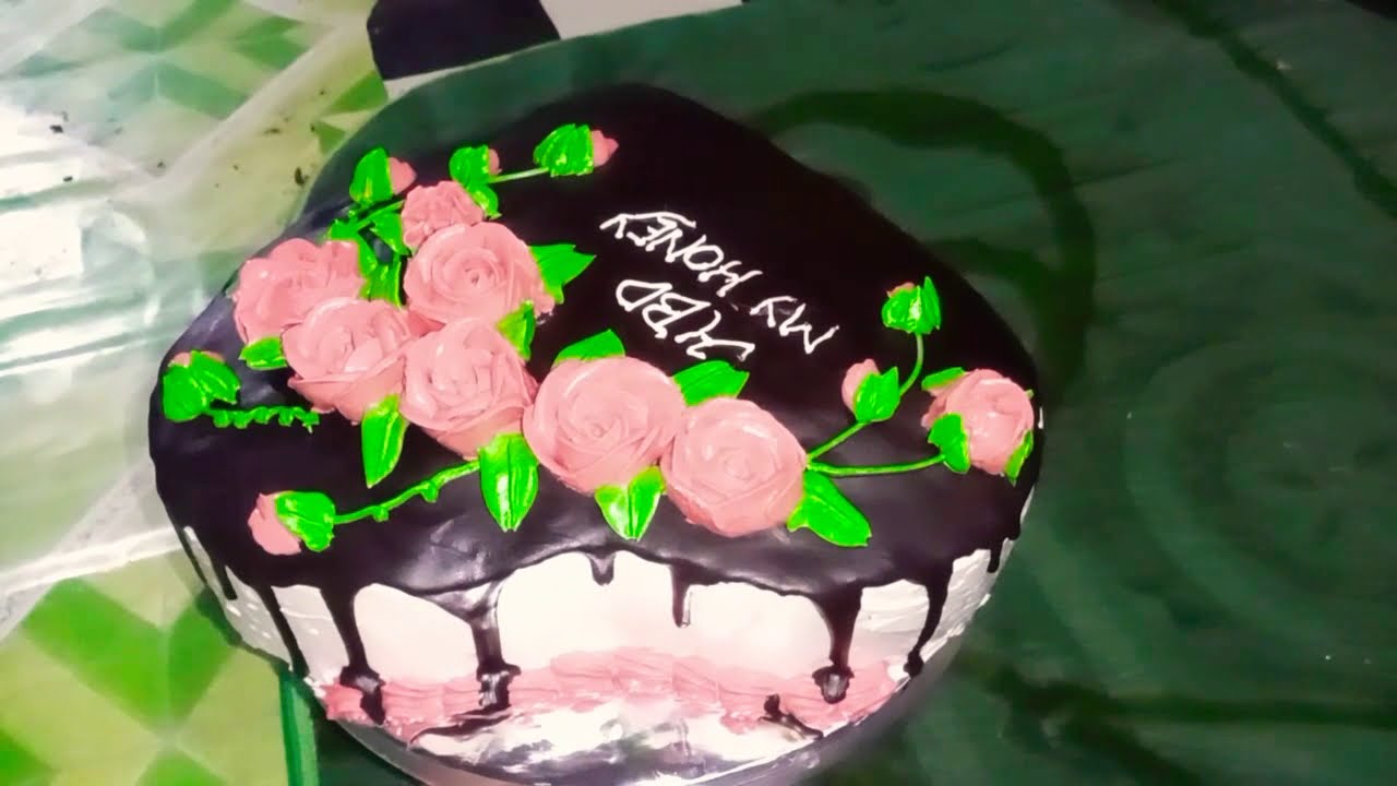 Kue ulang tahun bentuk love model bunga YouTube