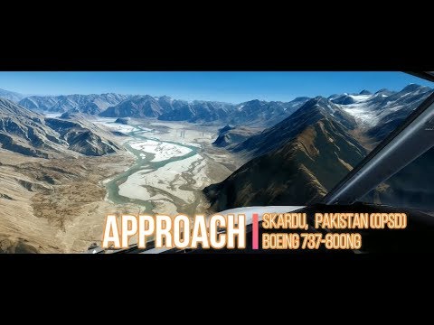 Extreme Approach and Landing at Skardu Airport [Prepar3D | HD] - YouTube