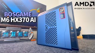 I Found the Best Mini PC: BOSGAME M6 HX370 AI PC with Radeon 890M + AMD Ryzen HX370