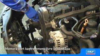 SKF Kamremssats med vattenpump VKMC 01250-1 Volkswagen Passat 1.9 TDI 1 9 Tdi Pd Timing Belt Water Pump Replacement Audi A4 B5