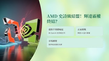 AI晶片大戰開打！AMD獲OpenAI加持挑戰輝達，黃金比特幣同步預警？