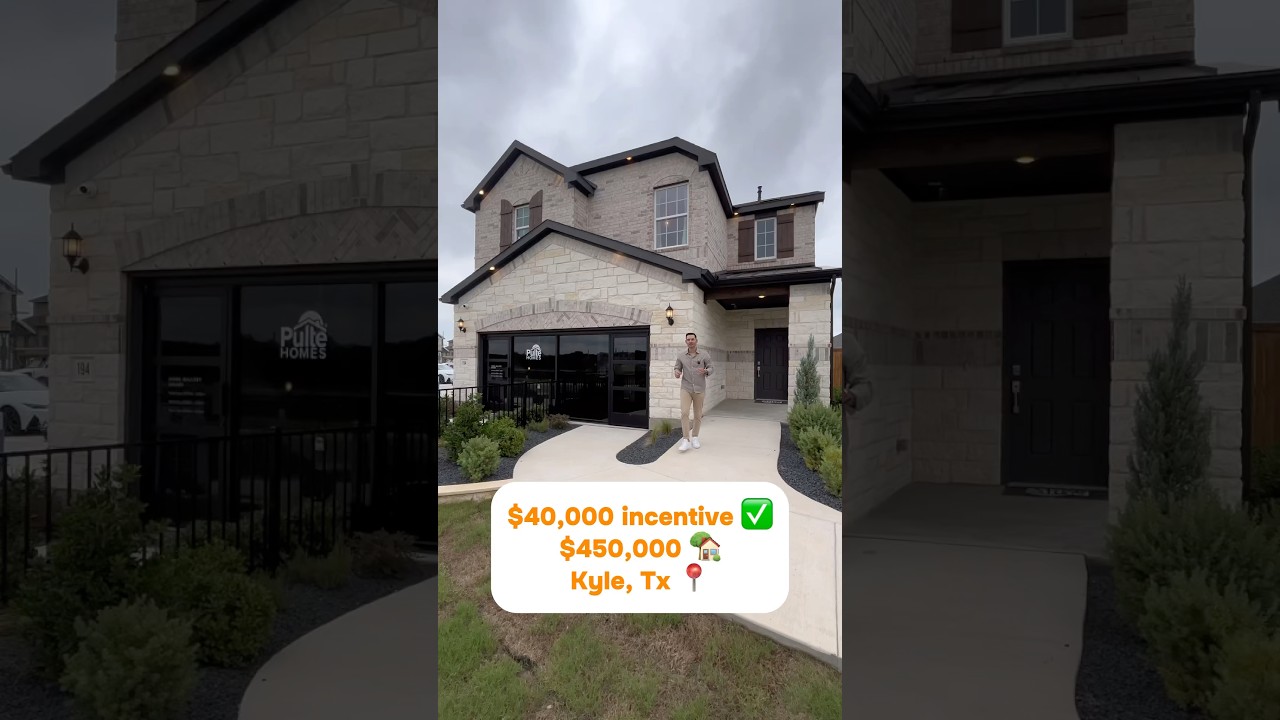 Come take a tour of this stylish new construction in Kyle, TX—just 20 miles from DT Austin! 🚗🏡