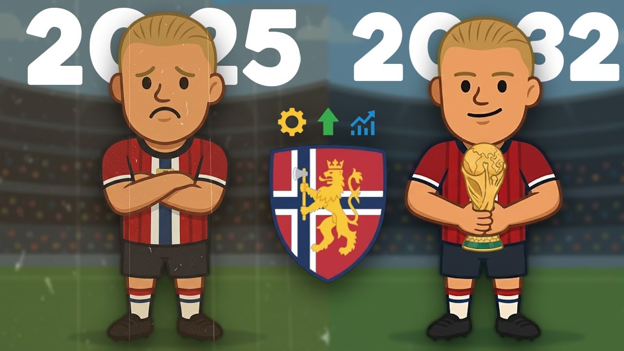 TRANSFORMEI A NORUEGA EM UMA POTENCIAL MUNDIAL EM 7 ANOS NO WORLD SOCCER CHAMPS