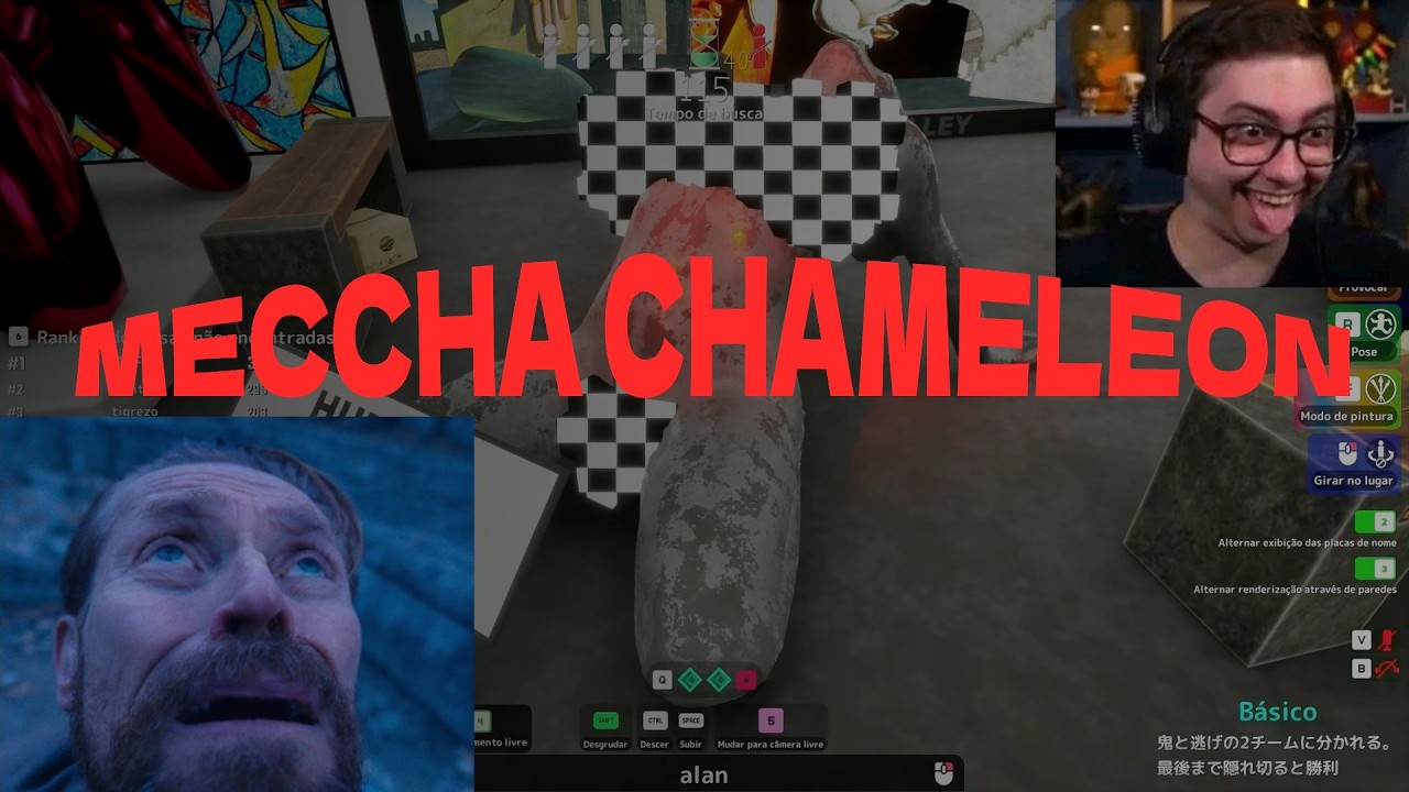 HIGHLIGHTS MECCHA CHAMELEON COM OS AMIGOS #alanzoka #mecchachameleon #highlights