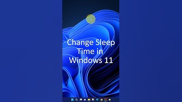 How to Change Sleep Time in Windows 11