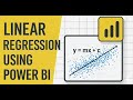 Linear Regression in Power BI using LINESTX | Step-by-Step Predictive Analytics Tutorial