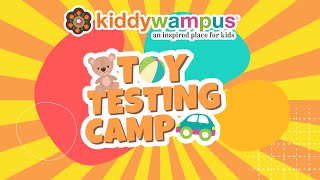 Happy Moment at kiddywampus Toy Testing Camp- Summer Camp 2024