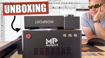 Monport GI20 Fiber Laser UNBOXING/ASSEMBLING/SET UP