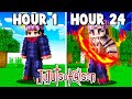 I Survived 24 Hours As SUKUNA In Jujutsu Kaisen Minecraft...