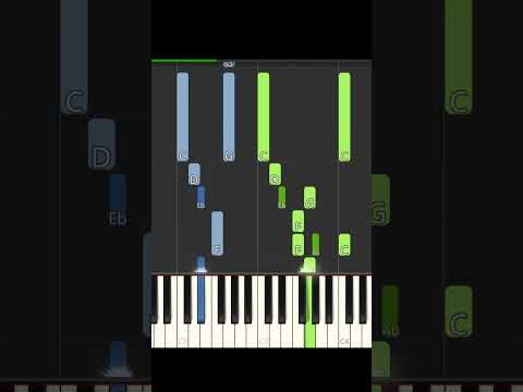 Wellerman - Sea Shanty (Easy)｜Kaito Piano #piano #shorts #short #tutorial #easy #easypiano