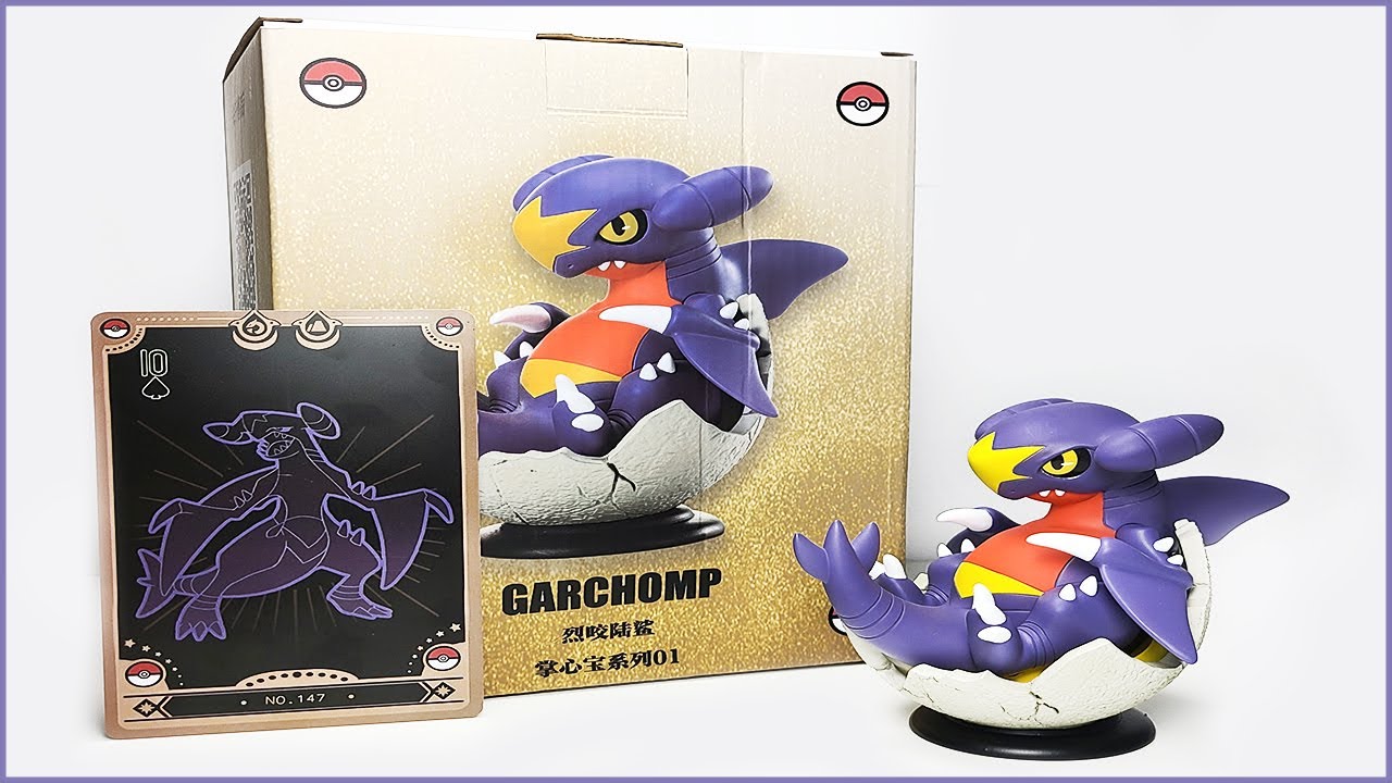 Adorable Garchomp Sitting Egg Resin Statue Wang Wang Studios YouTube