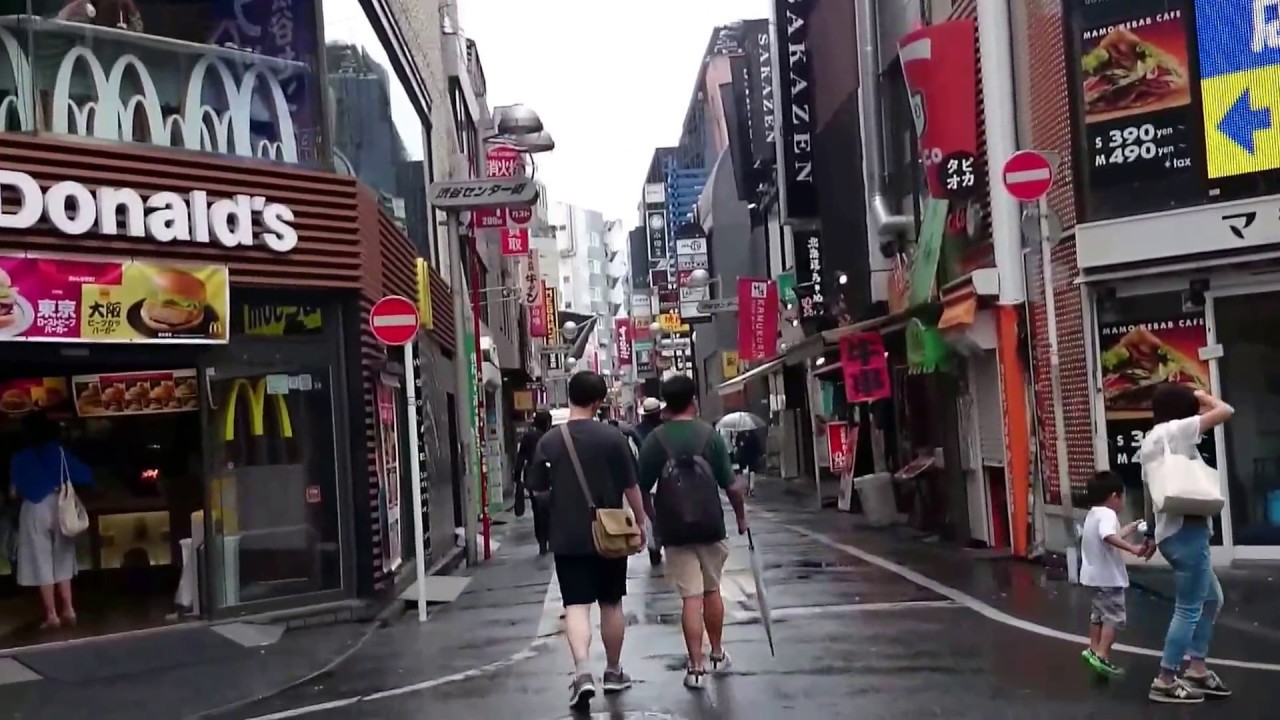 渋谷駅ハチ公改札出て センター街を歩いてみました Youtube
