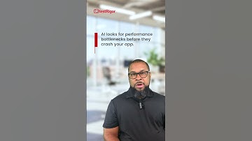 How can AI be used to improve performance testing?