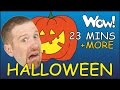 Halloween Songs + MORE Stories for Kids | English for Children | Steve and Maggie