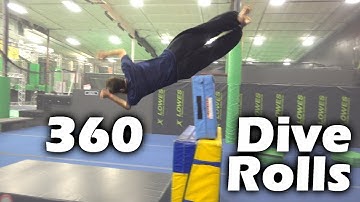 High 360 DIVE ROLL Progression | Webster Kick of Death