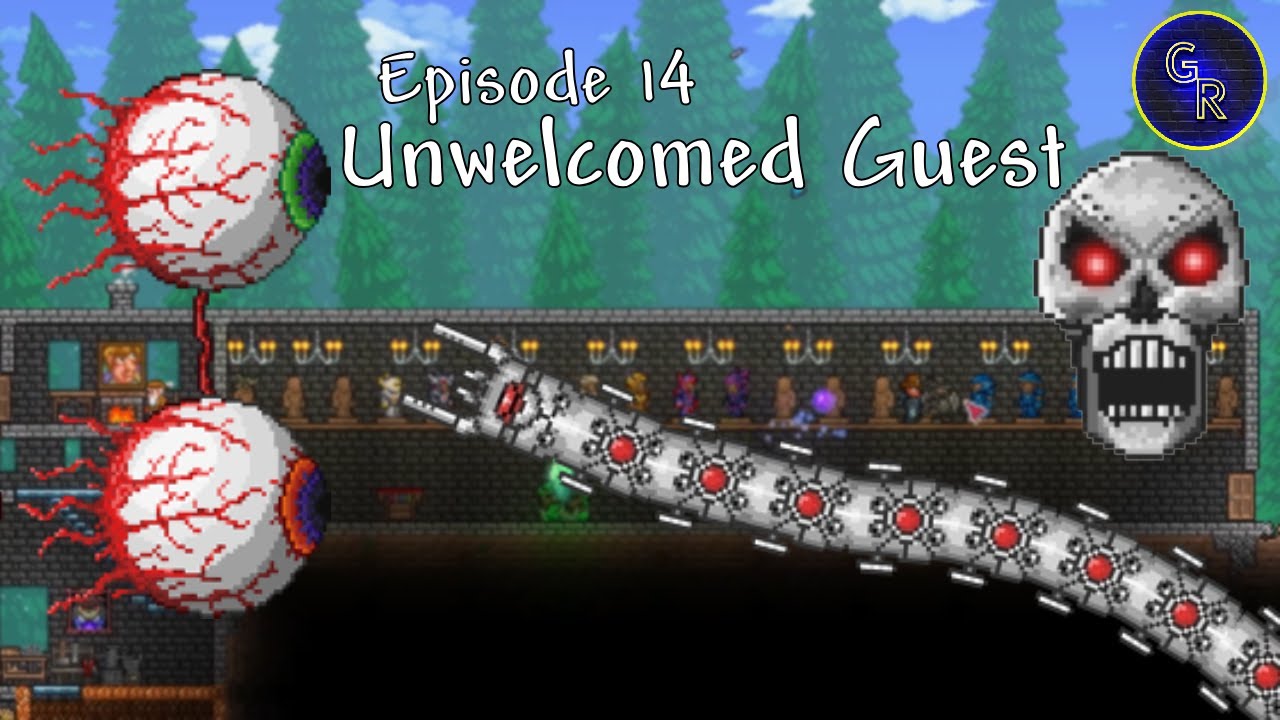 TERRARIA Episode 14 Unwelcomed Guest - YouTube