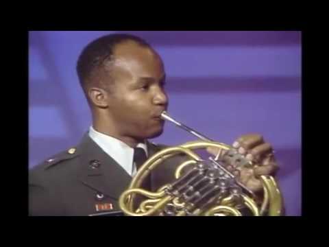 playing the horn