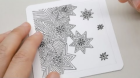 Drawing Zentangle – A--AFTERGLO