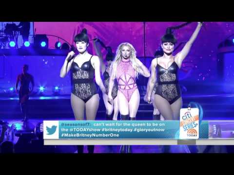 Britney Spears - Make me & Do you wanna come over - Today Show 2016 HD