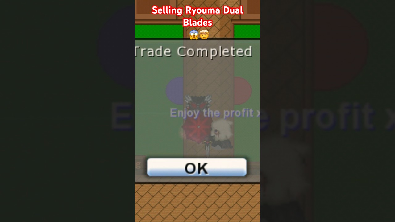 CRAZY PROFIT!! Selling Ryouma Dual Blades | Graal Era 