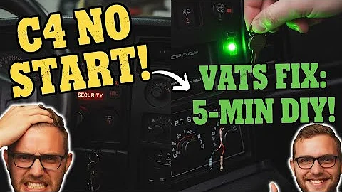 1988 C4 Corvette Won't Start? EASY VATS Bypass Fix in 5 Minutes!